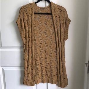 Short-sleeve sweater cardigan - Rubbish